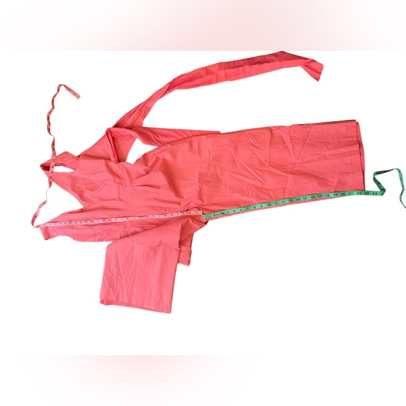 J. Crew Wrap-Tie Jumpsuit Bow Coral - Picture 16 of 16